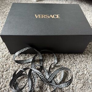 Versace Empty Black shoe Box